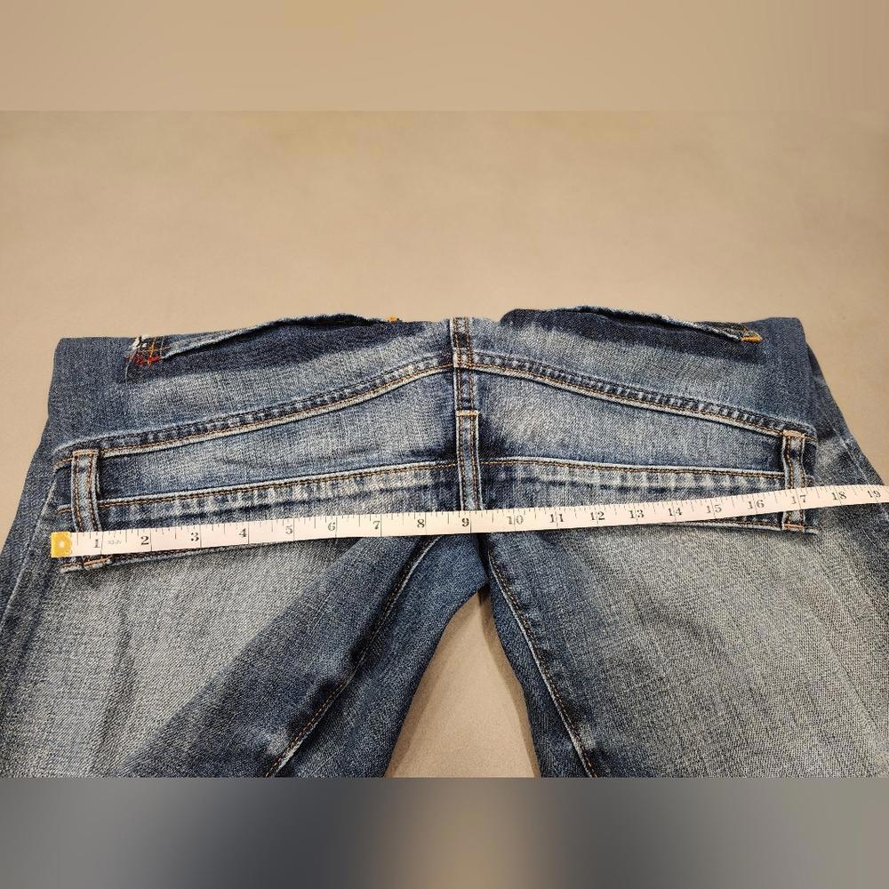 Loft Boyfriend Distressed Blue Denim Jeans Women's size 8 - Picture 8 of 9